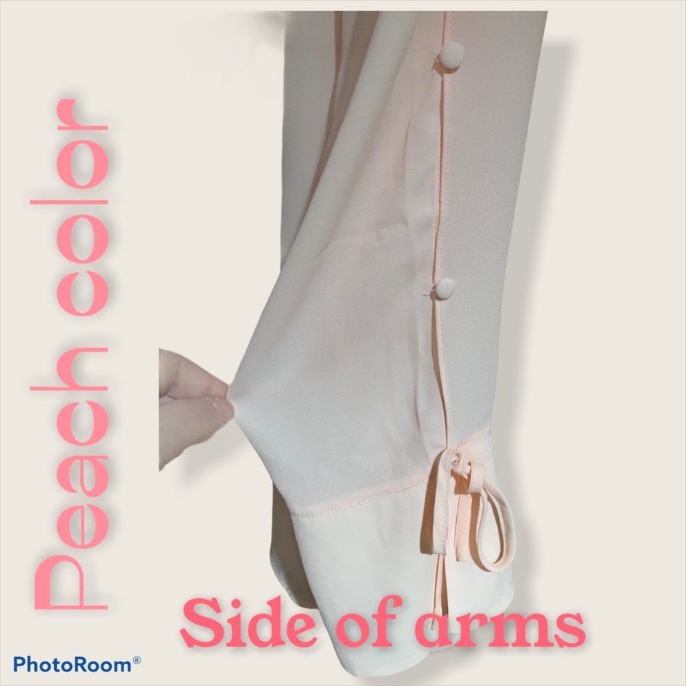 Sejour peach or cream color color blouse 🌸 - Picture 3 of 5